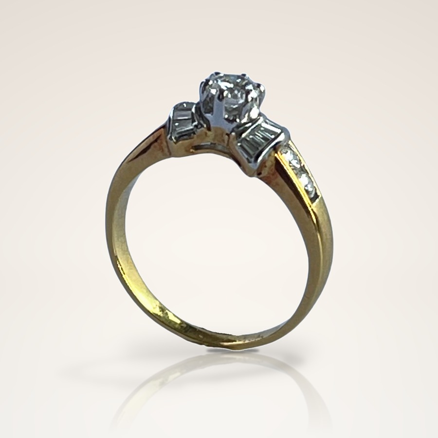 Diamond Bow Ring